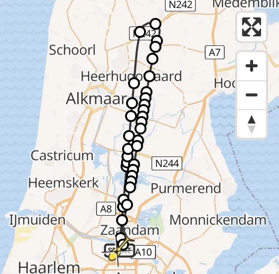 Vlucht Traumahelikopter PH-LLN van Amsterdam Heliport naar Amsterdam Heliport op donderdag 31 oktober 2024 22:10