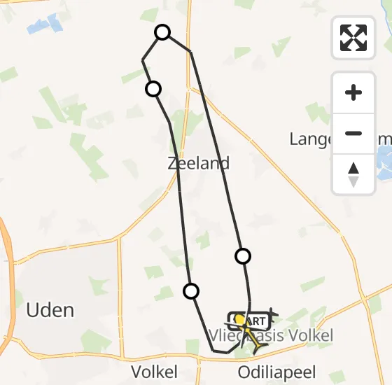 Vlucht Traumahelikopter PH-MAA van Vliegbasis Volkel naar Vliegbasis Volkel op zaterdag 2 november 2024 10:47