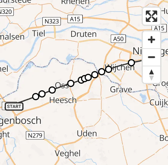 Vlucht Traumahelikopter PH-MAA van Rosmalen naar Radboud Universitair Medisch Centrum op zaterdag 2 november 2024 23:32