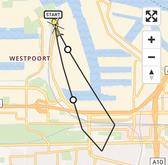 Vlucht Traumahelikopter PH-LLN van Amsterdam Heliport naar Amsterdam Heliport op maandag 4 november 2024 7:48