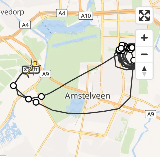 Vlucht Politiehelikopter PH-PXD van Schiphol naar Schiphol op vrijdag 8 november 2024 15:48