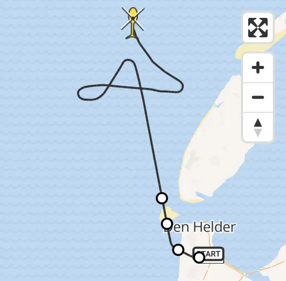 Vlucht Kustwachthelikopter PH-SAR van Vliegveld De Kooy naar  op vrijdag 8 november 2024 17:00