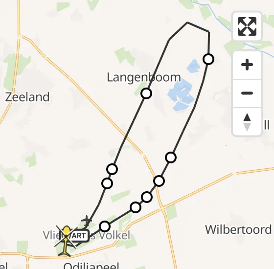 Vlucht Traumahelikopter PH-MAA van Vliegbasis Volkel naar Vliegbasis Volkel op vrijdag 8 november 2024 18:20