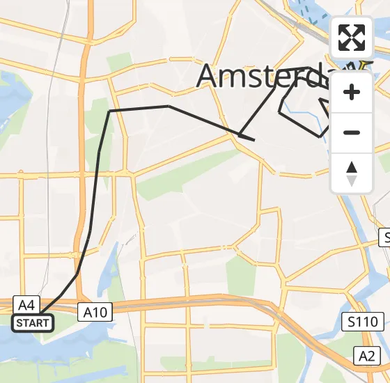 Vlucht Politiehelikopter PH-PXB van Amsterdam naar Amsterdam op dinsdag 12 november 2024 13:16