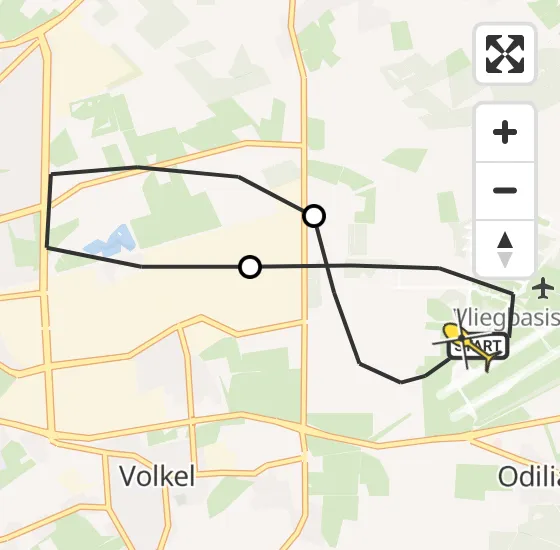 Vlucht Traumahelikopter PH-MAA van Vliegbasis Volkel naar Vliegbasis Volkel op dinsdag 12 november 2024 18:23