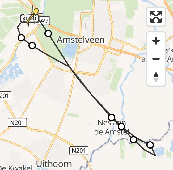 Vlucht Politiehelikopter PH-PXF van Schiphol naar Schiphol op woensdag 13 november 2024 14:28