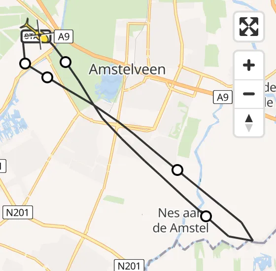 Vlucht Politiehelikopter PH-PXF van Schiphol naar Schiphol op woensdag 13 november 2024 15:20