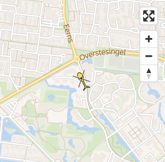 Vlucht Traumahelikopter PH-TTR van Drachten naar Drachten op donderdag 14 november 2024 8:53