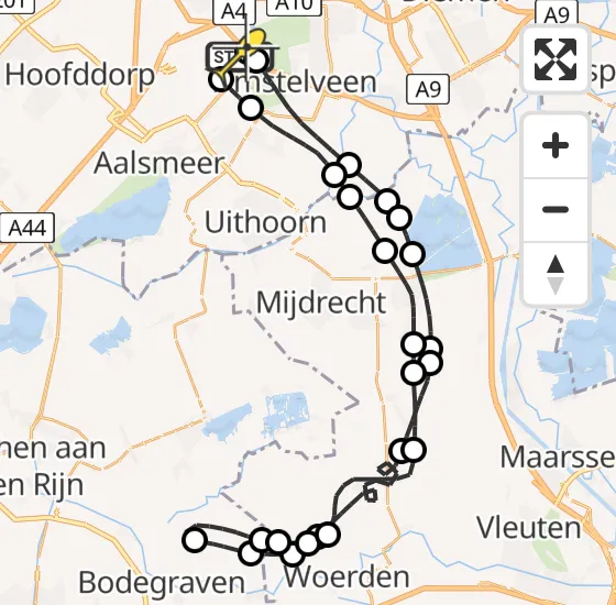 Vlucht Politiehelikopter PH-PXF van Schiphol naar Schiphol op donderdag 14 november 2024 10:49