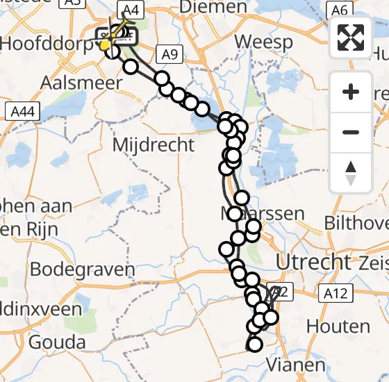 Vlucht Politiehelikopter PH-PXF van Schiphol naar Schiphol op vrijdag 15 november 2024 15:38