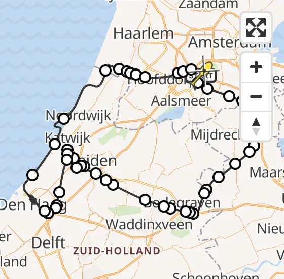 Vlucht Politiehelikopter PH-PXC van Schiphol naar Schiphol op vrijdag 15 november 2024 15:52