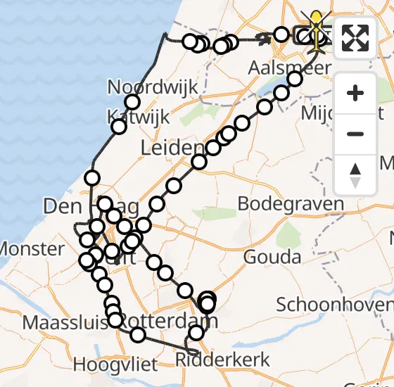 Vlucht Politiehelikopter PH-PXC van Schiphol naar Schiphol op zondag 17 november 2024 15:25