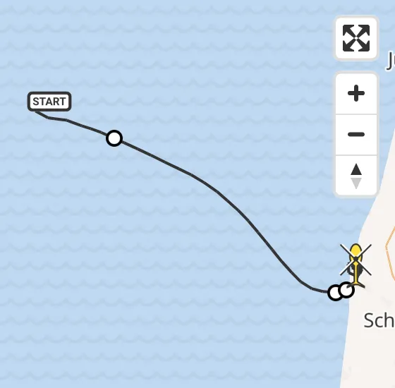 Vlucht Kustwachthelikopter PH-SAR van  naar Schoorl op zondag 17 november 2024 17:45