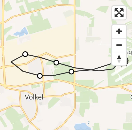 Vlucht Traumahelikopter PH-MAA van Vliegbasis Volkel naar Vliegbasis Volkel op woensdag 20 november 2024 10:23