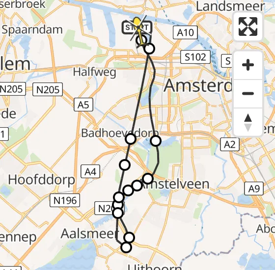 Vlucht Traumahelikopter PH-LLN van Amsterdam Heliport naar Amsterdam Heliport op donderdag 21 november 2024 14:19