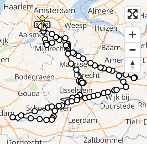 Vlucht Politiehelikopter PH-PXF van Schiphol naar Schiphol op donderdag 21 november 2024 15:27