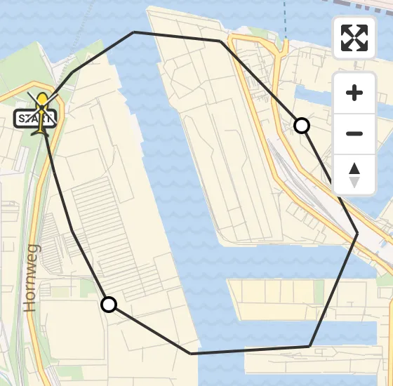 Vlucht Traumahelikopter PH-LLN van Amsterdam Heliport naar Amsterdam Heliport op donderdag 21 november 2024 17:57