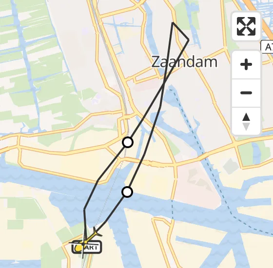 Vlucht Traumahelikopter PH-LLN van Amsterdam Heliport naar Amsterdam Heliport op vrijdag 22 november 2024 11:14