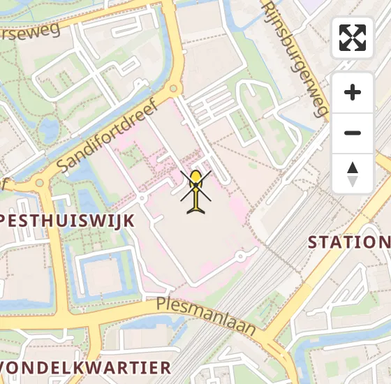 Vlucht Traumahelikopter PH-HVB van Leiden naar Leiden op vrijdag 22 november 2024 19:32