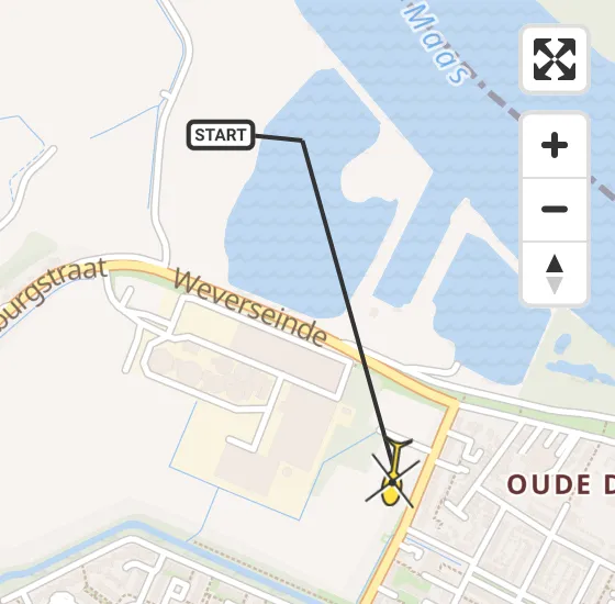 Vlucht Traumahelikopter PH-HVB van Puttershoek naar Puttershoek op zaterdag 23 november 2024 8:17