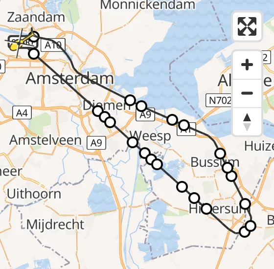 Vlucht Traumahelikopter PH-LLN van Amsterdam Heliport naar Amsterdam Heliport op dinsdag 26 november 2024 7:30