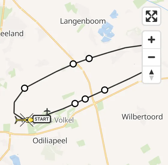 Vlucht Traumahelikopter PH-MAA van Vliegbasis Volkel naar Vliegbasis Volkel op vrijdag 29 november 2024 12:17