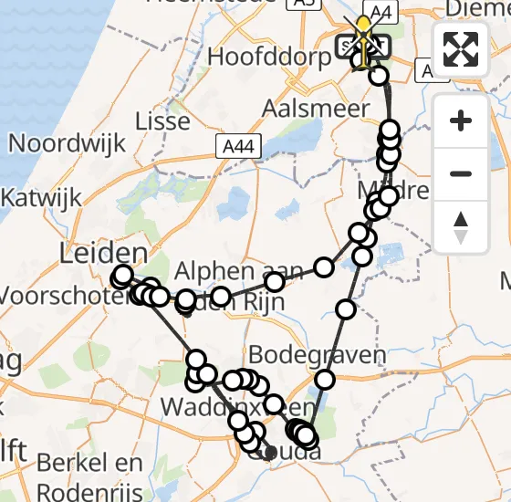 Vlucht Politiehelikopter PH-PXF van Schiphol naar Schiphol op vrijdag 29 november 2024 12:20