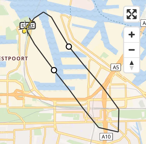 Vlucht Traumahelikopter PH-LLN van Amsterdam Heliport naar Amsterdam Heliport op vrijdag 29 november 2024 14:40