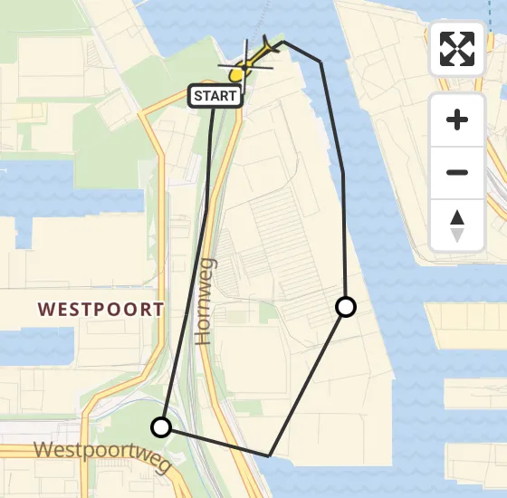 Vlucht Traumahelikopter PH-LLN van Amsterdam Heliport naar Amsterdam Heliport op zondag 1 december 2024 0:36