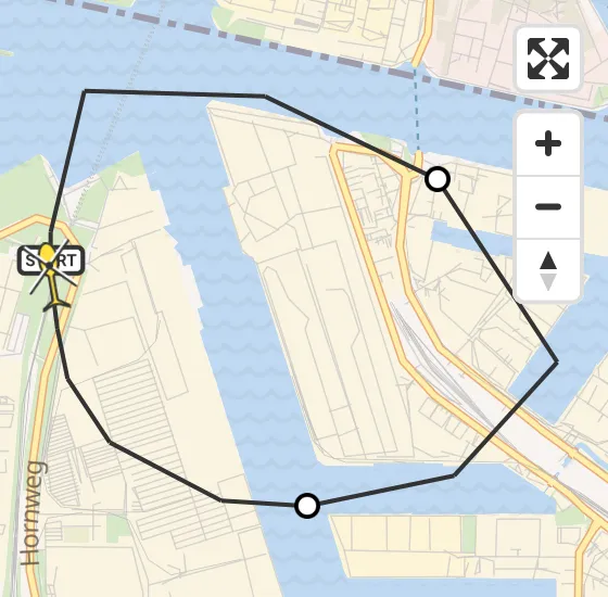 Vlucht Traumahelikopter PH-LLN van Amsterdam Heliport naar Amsterdam Heliport op dinsdag 3 december 2024 18:56