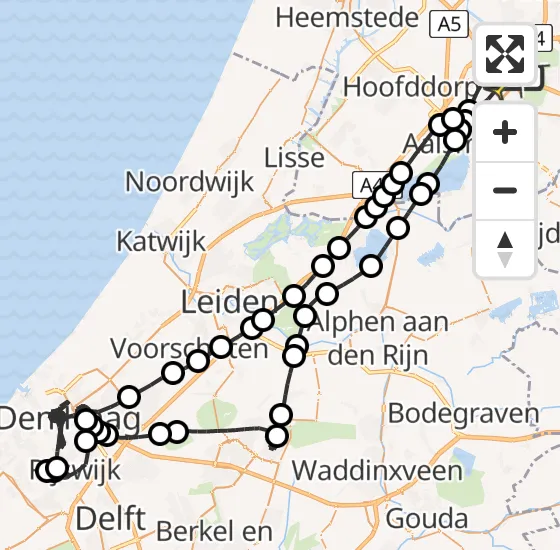 Vlucht Politiehelikopter PH-PXF van Schiphol naar Schiphol op woensdag 4 december 2024 12:44