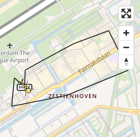 Vlucht Traumahelikopter PH-UMC van Rotterdam The Hague Airport naar Rotterdam The Hague Airport op woensdag 4 december 2024 15:19