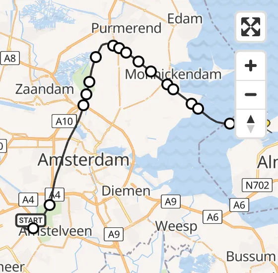 Vlucht Politiehelikopter PH-PXD van Schiphol naar Almere op woensdag 4 december 2024 20:32