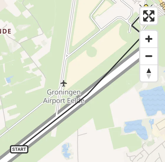 Vlucht Traumahelikopter PH-TTR van Groningen Airport Eelde naar Groningen Airport Eelde op woensdag 11 december 2024 16:31