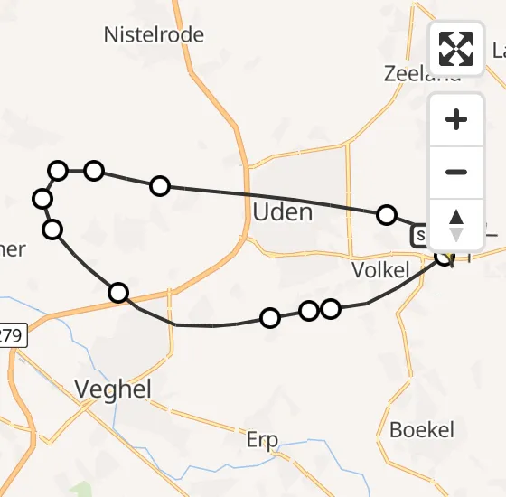 Vlucht Traumahelikopter PH-HVB van Vliegbasis Volkel naar Vliegbasis Volkel op vrijdag 13 december 2024 14:12