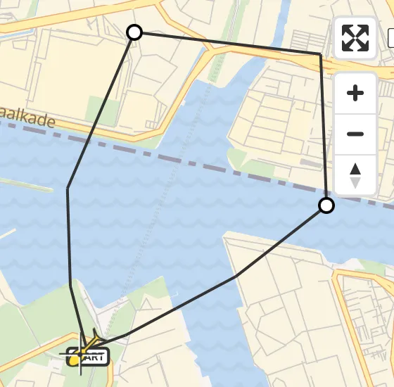 Vlucht Traumahelikopter PH-MAA van Amsterdam Heliport naar Amsterdam Heliport op zaterdag 14 december 2024 21:55