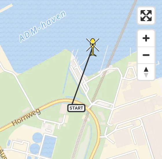 Vlucht Traumahelikopter PH-MAA van Amsterdam Heliport naar Amsterdam Heliport op zondag 15 december 2024 0:37