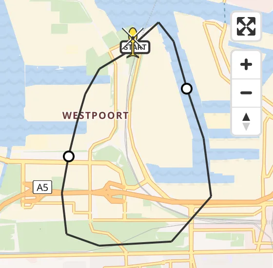 Vlucht Traumahelikopter PH-LLN van Amsterdam Heliport naar Amsterdam Heliport op woensdag 18 december 2024 13:34