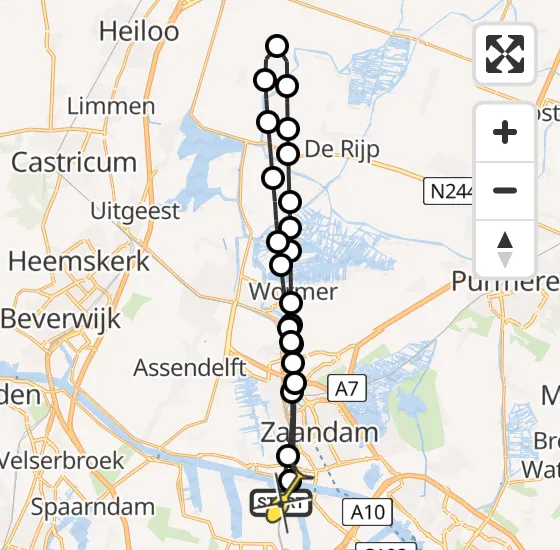 Vlucht Traumahelikopter PH-LLN van Amsterdam Heliport naar Amsterdam Heliport op vrijdag 20 december 2024 14:49