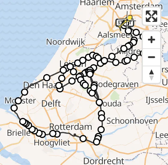 Vlucht Politiehelikopter PH-PXD van Schiphol naar Schiphol op zondag 22 december 2024 10:35