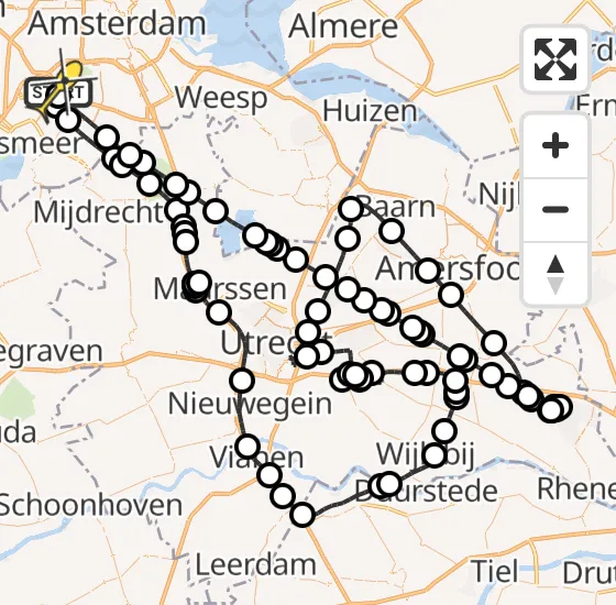 Vlucht Politiehelikopter PH-PXD van Schiphol naar Schiphol op zondag 22 december 2024 13:06