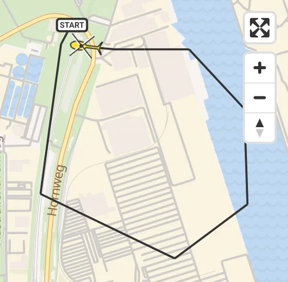 Vlucht Traumahelikopter PH-LLN van Amsterdam Heliport naar Amsterdam Heliport op maandag 23 december 2024 21:36