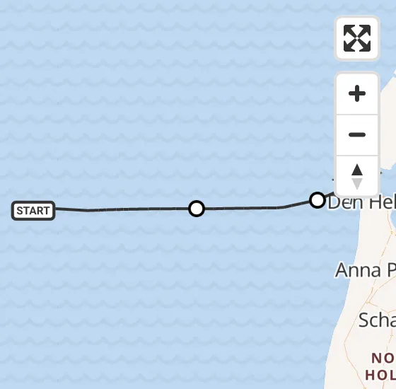 Vlucht Kustwachthelikopter PH-NCG van  naar Den Hoorn op maandag 30 december 2024 15:58