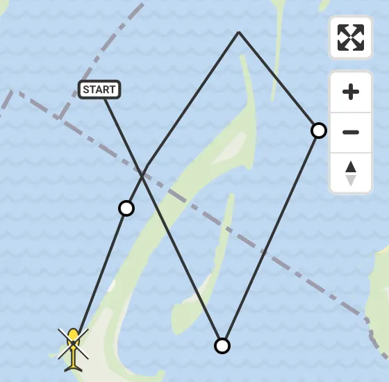 Vlucht Kustwachthelikopter PH-SAR van Wolphaartsdijk naar Arnemuiden op dinsdag 31 december 2024 14:46