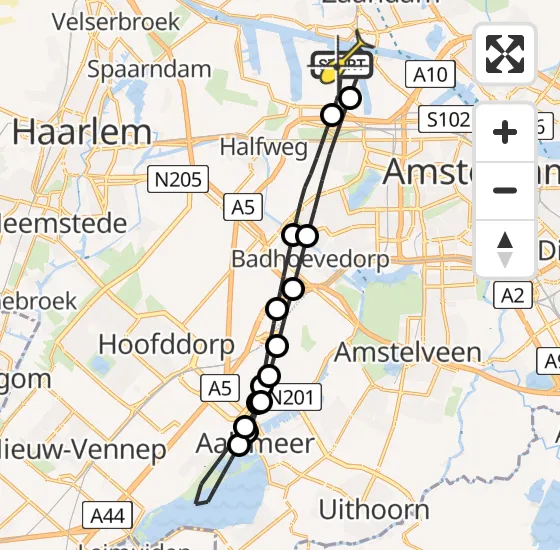 Vlucht Traumahelikopter PH-LLN van Amsterdam Heliport naar Amsterdam Heliport op dinsdag 31 december 2024 20:41