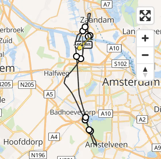 Vlucht Traumahelikopter PH-LLN van Amsterdam Heliport naar Amsterdam Heliport op woensdag 1 januari 2025 0:02