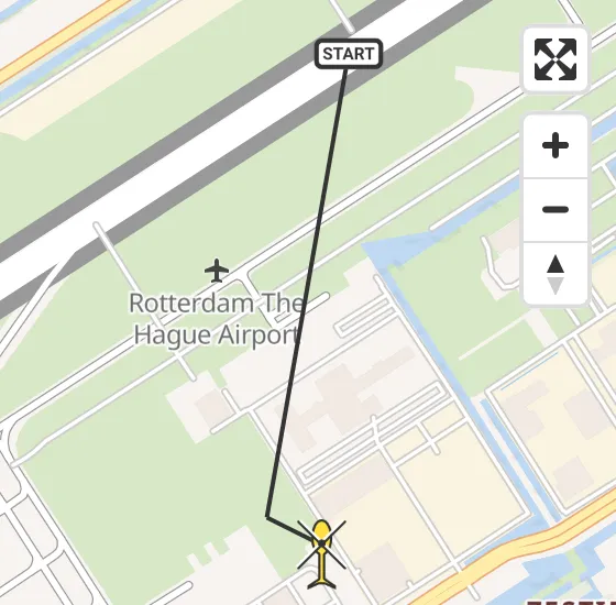 Vlucht Traumahelikopter PH-UMC van Rotterdam The Hague Airport naar Rotterdam The Hague Airport op donderdag 2 januari 2025 18:17