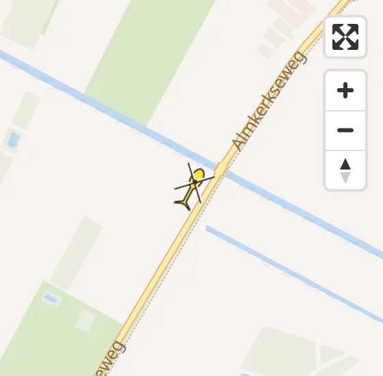 Vlucht Traumahelikopter PH-UMC van Almkerk naar Almkerk op vrijdag 3 januari 2025 8:09