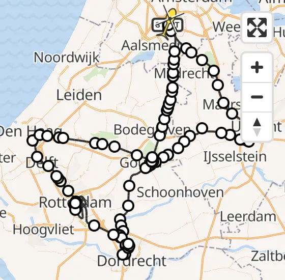 Vlucht Politiehelikopter PH-PXC van Schiphol naar Schiphol op zaterdag 4 januari 2025 9:40