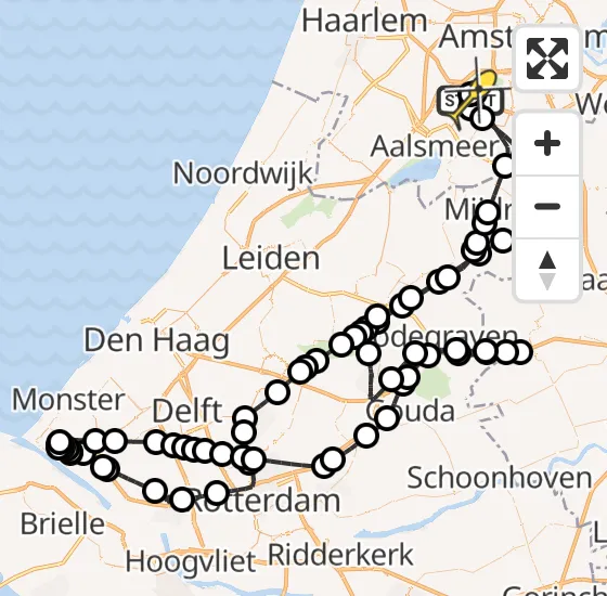 Vlucht Politiehelikopter PH-PXF van Schiphol naar Schiphol op dinsdag 7 januari 2025 9:21